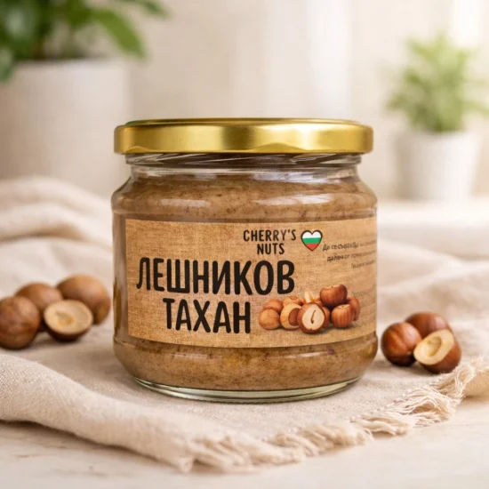 Тахани Лешников тахан - натурален продукт от 100% лешници 300 гр.