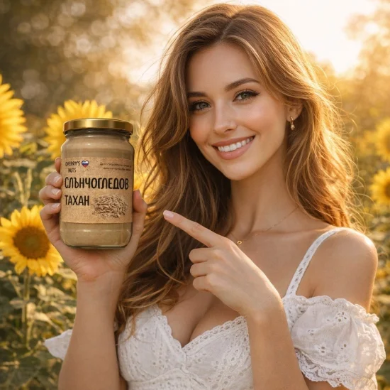 Слънчогледов тахан - натурален продукт от 100% слънчоглед 700 гр.