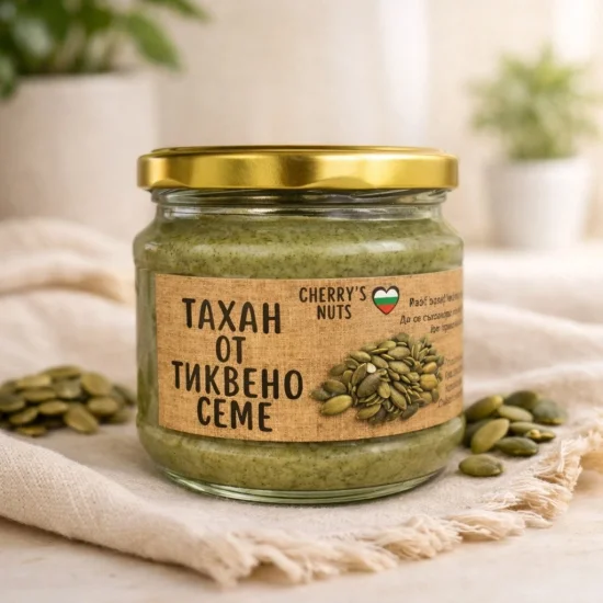 Тахани Тахан от тиквено семе - натурален продукт от 100% тиквено семе 300 гр.