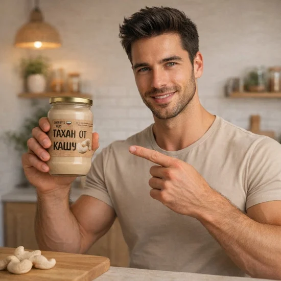 Тахан от кашу - натурален продукт от 100% кашу 700 гр.