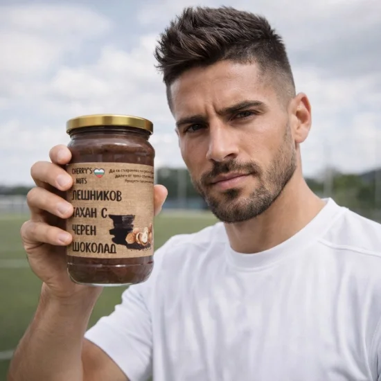 Лешников тахан с черен шоколад 700 гр.