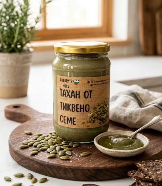 Тахани Тахан от тиквено семе - натурален продукт от 100% тиквено семе 700 гр.