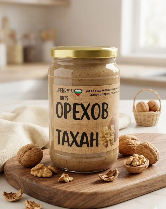 Тахани Орехов тахан - натурален продукт от 100% орехи 700 гр.