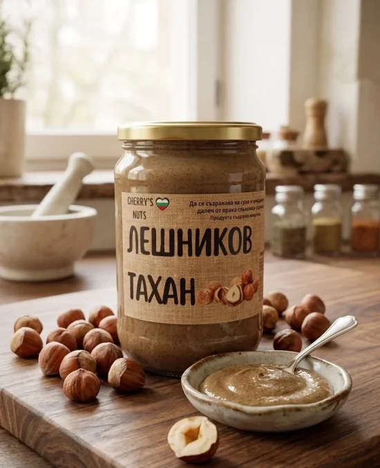 Тахани Лешников тахан - натурален продукт от 100% лешници 700 гр.