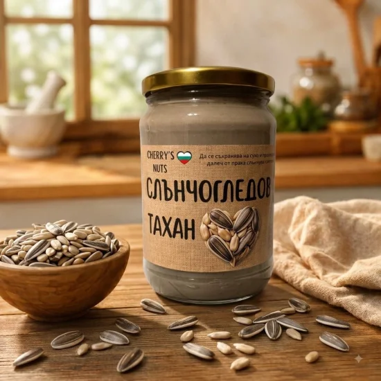 Тахани Слънчогледов тахан - натурален продукт от 100% слънчоглед 700 гр.