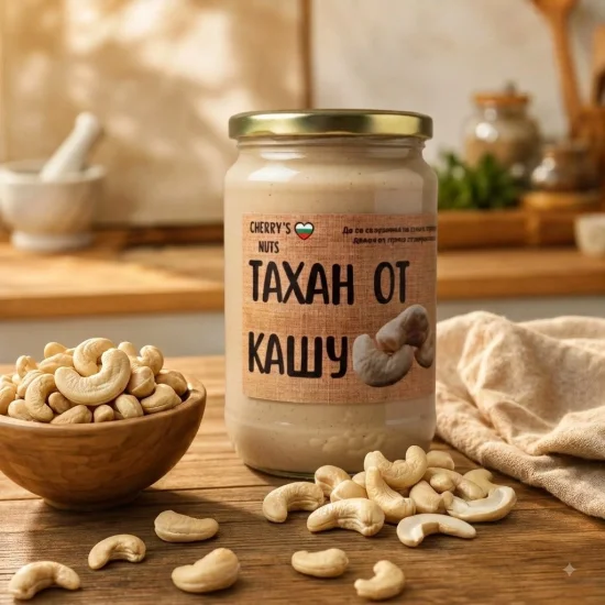 Тахани Тахан от кашу - натурален продукт от 100% кашу 700 гр.